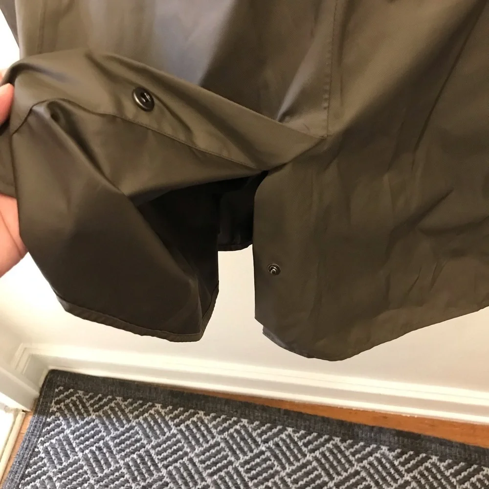 Armani Collezioni Rain Coat 42 brown green jacket